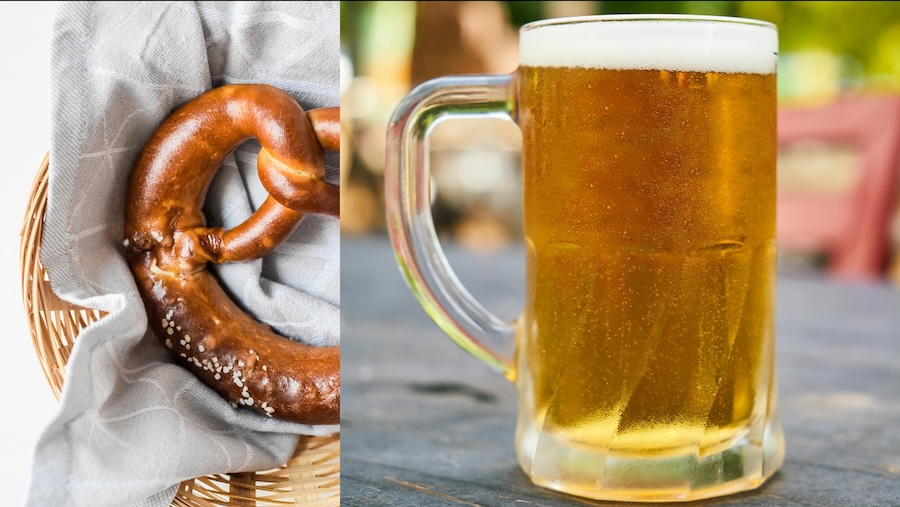 Bier und Brezel