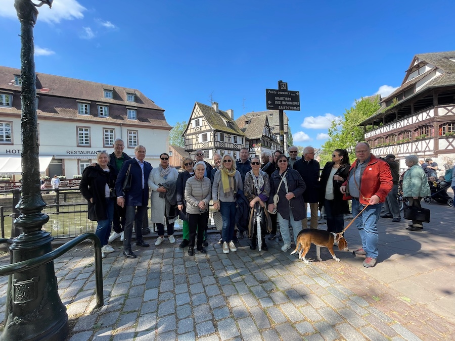 Nach der Stadtführung in Straßburg