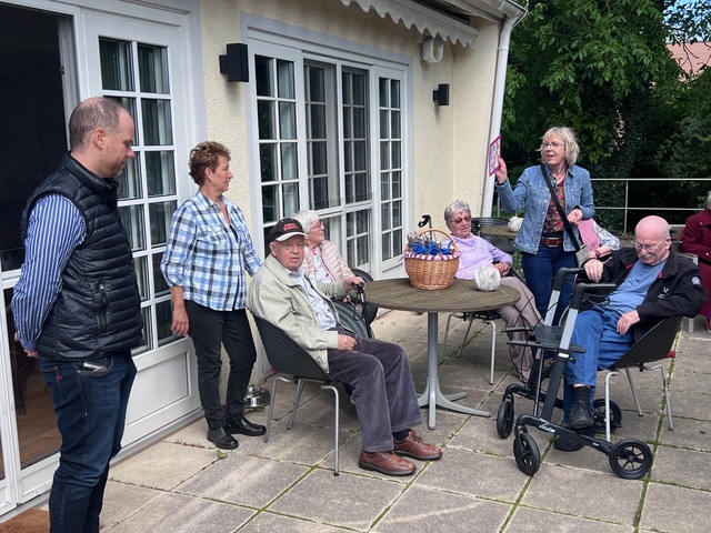 Auf der Terrasse