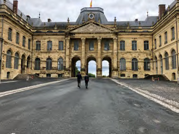 Besichtigung des Schlosses in Lunéville